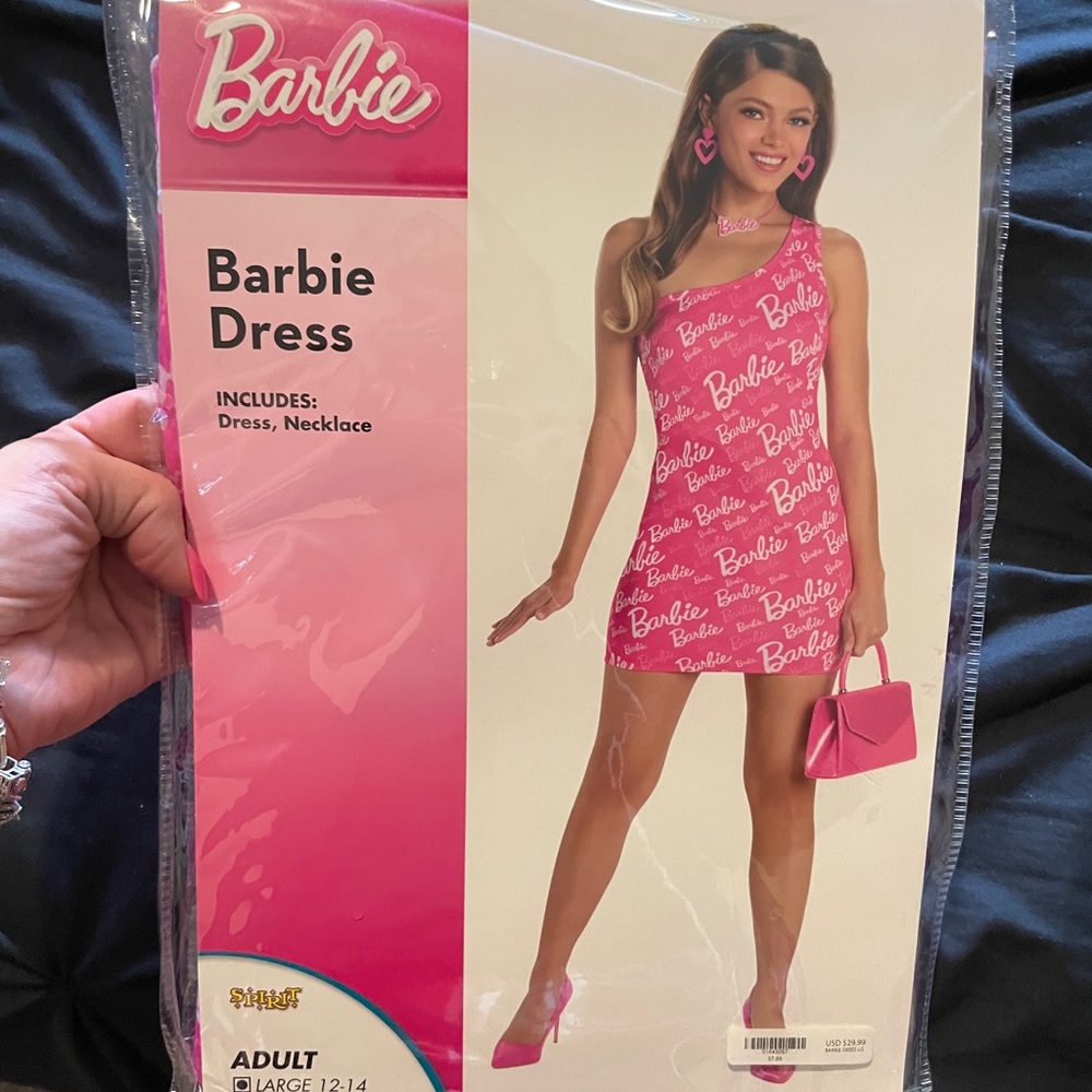 Spirit Pink Barbie Dress (missing necklace)
